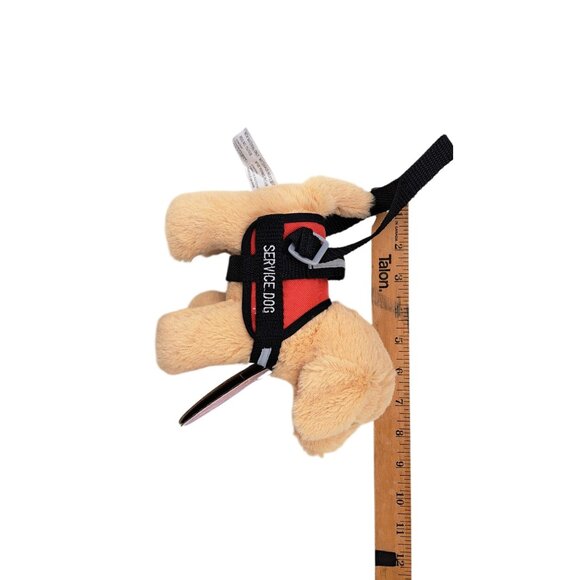 My Life As Service Dog Guide Plush Stuffed Animal Toy Harness Support Yellow Lab - Picture 10 of 10